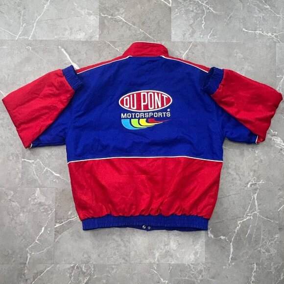 Vintage Dupont Racing Jacket Mens XL Jeff Gordon Nascar Embroidered - Picture 3 of 7